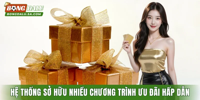 Hệ thống sở hữu nhiều chương trình ưu đãi hấp dẫn