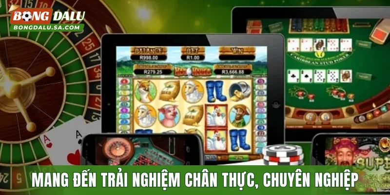 Mang đến trải nghiệm chân thực, chuyên nghiệp
