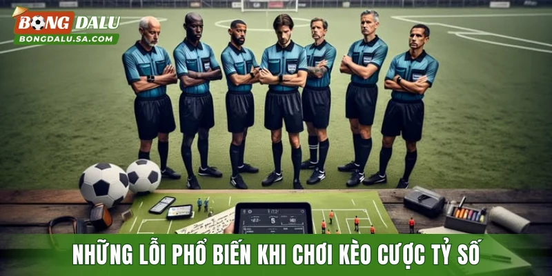 Những lỗi phổ biến khi chơi kèo cược tỷ số