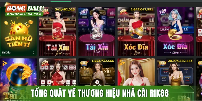 Tổng quát về thương hiệu nhà cái RIK88 